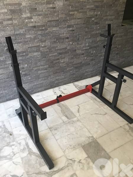 bench and squat rack machine new made in germany heavy duty 8