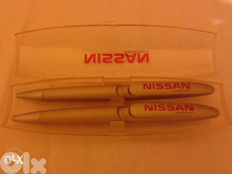 Retractable Ballpoint Nissan Pen & Pencil Swiss made 3