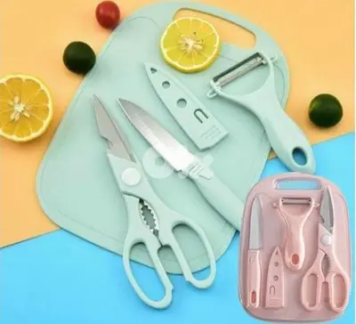 high quality cutting board with all tools