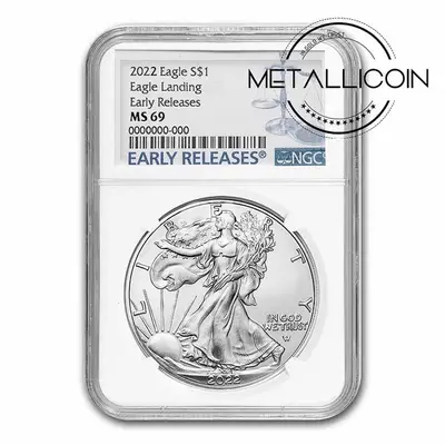 2022 1 oz American Silver Eagle Coin (NGC Certified) | Early Release