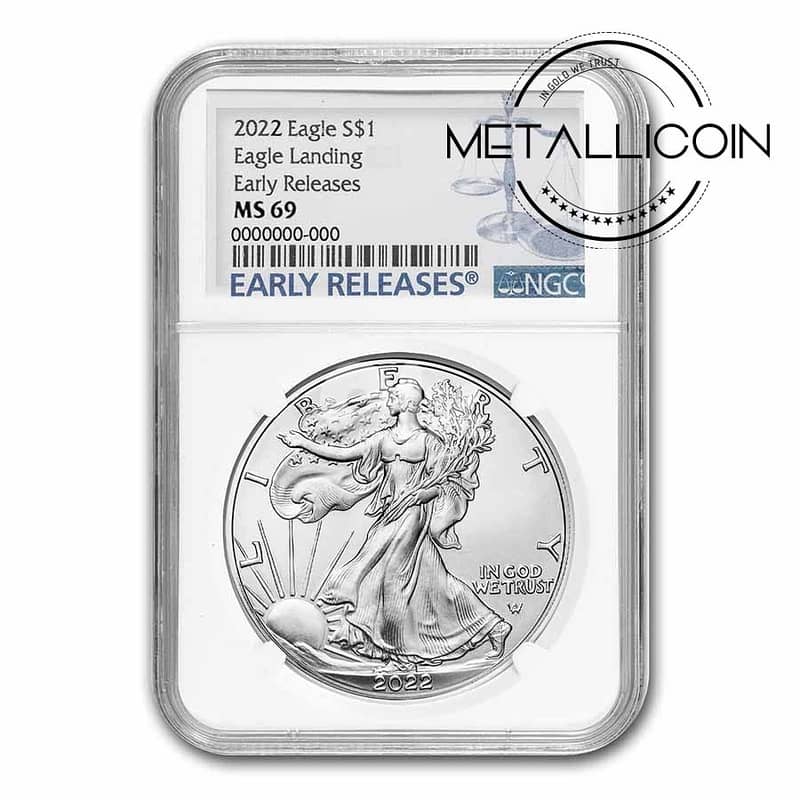 2022 1 oz American Silver Eagle Coin (NGC Certified) | Early Release 0