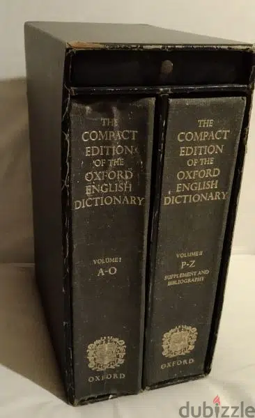 The Compact Edition of the Oxford English Dictionary (2 vol. ) (Rare) The Compact Edition of the Oxford English Dictionary (2 vol. ) (Rare)