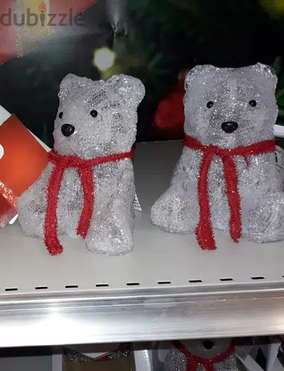 Christmas ice polar bear light from Paris