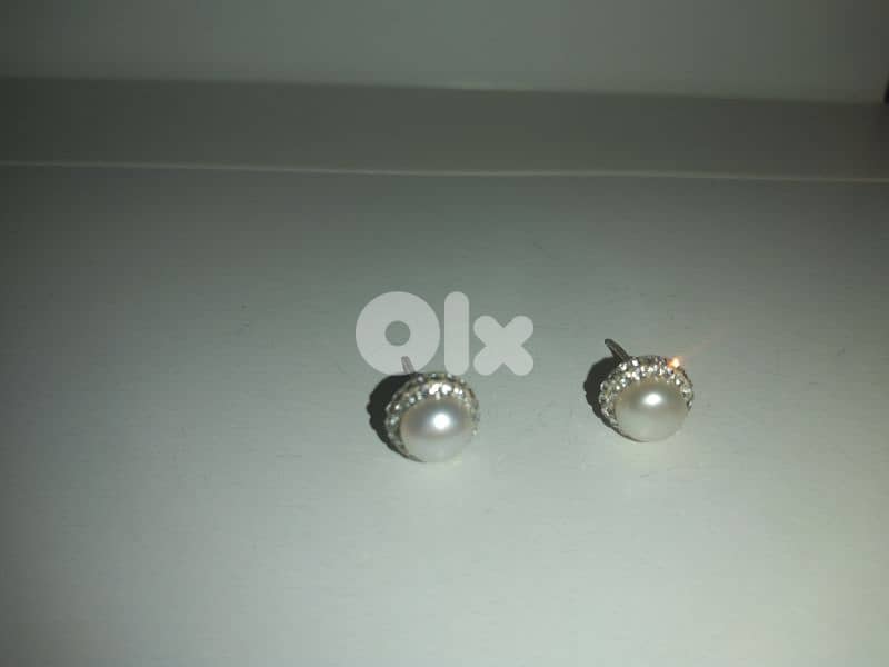 pearl earrings with cz 4