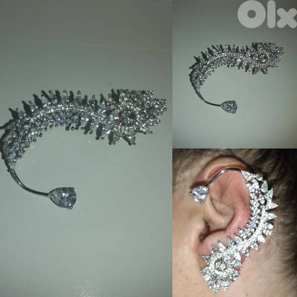 earrings crystall big size swarovski authentic 2 styles 5