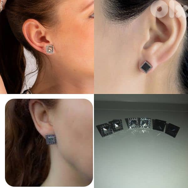 square 3D . 3colours black silver and grey 0