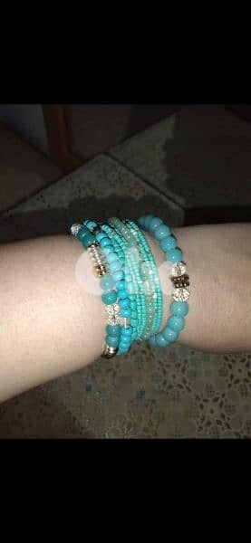 bracekets blue jade set high quality 2