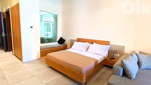 L10471-Furnished Studio Apartment For Rent In Kaslik With Sea View