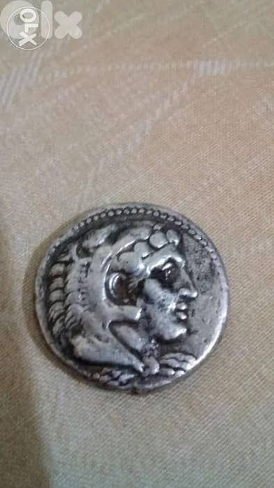 Alexandar III the great King of Macadonia Silver Coin 323 BC 0