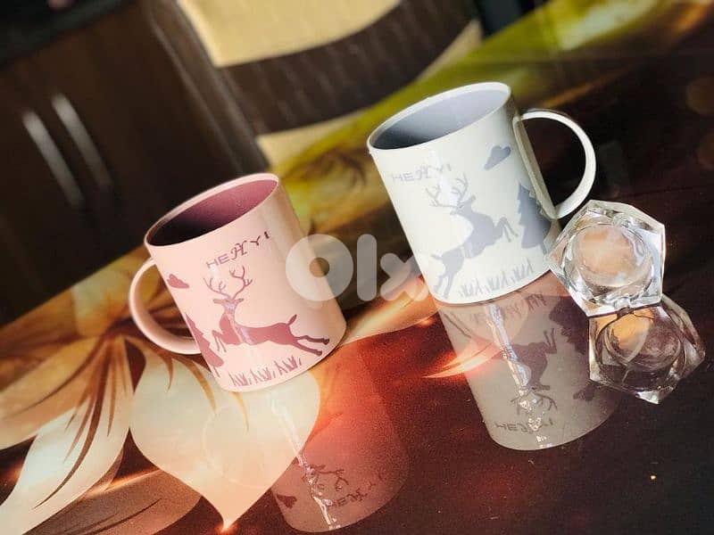 Christmas spirit elk melamine mugs 0