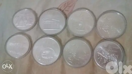 Set of Eight Silver Memorial Olympis year 1976