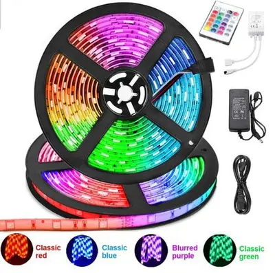 RGB strip led with remote 5meters