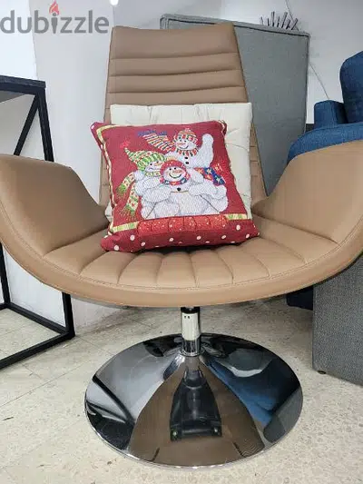 Leather Chair with Mobile Basement Leather Chair with Mobile Basement