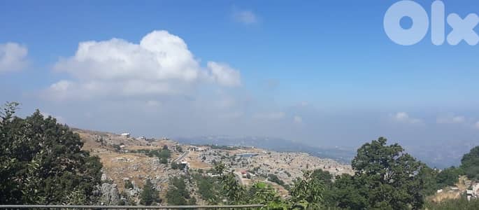 1505 Sqm Land for sale in Zaarour Mtein | Open Mountain and sea view