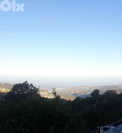 1505 Sqm Land for sale in Zaarour Mtein | Open Mountain and sea view