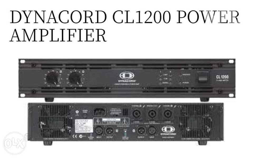 Amplifier Dynacord CL 1200 1