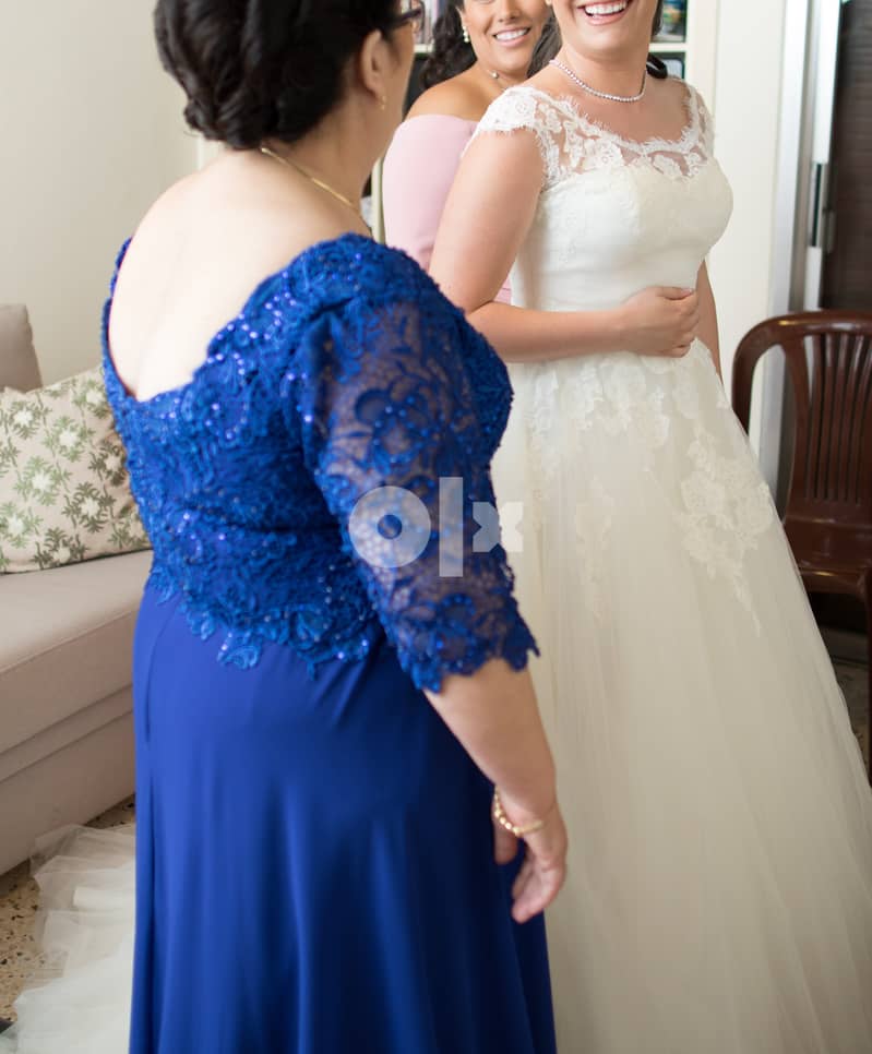 Customized bride’s mother wedding dress 2