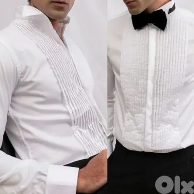 shirt Michelson London M to xxL pleated swing collar double cuff