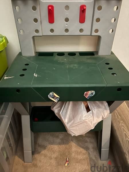 bosh workbench plastic stand for pretending that playing tools 0