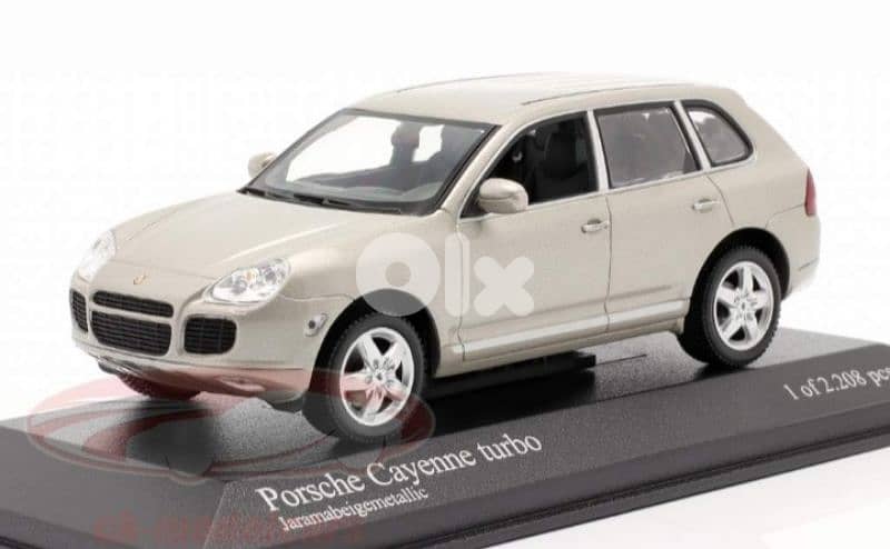 Porsche Cayenne Turbo ('03) diecast car model 1;43. 1