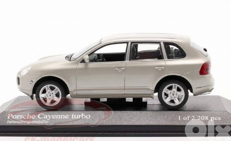 Porsche Cayenne Turbo ('03) diecast car model 1;43. 2