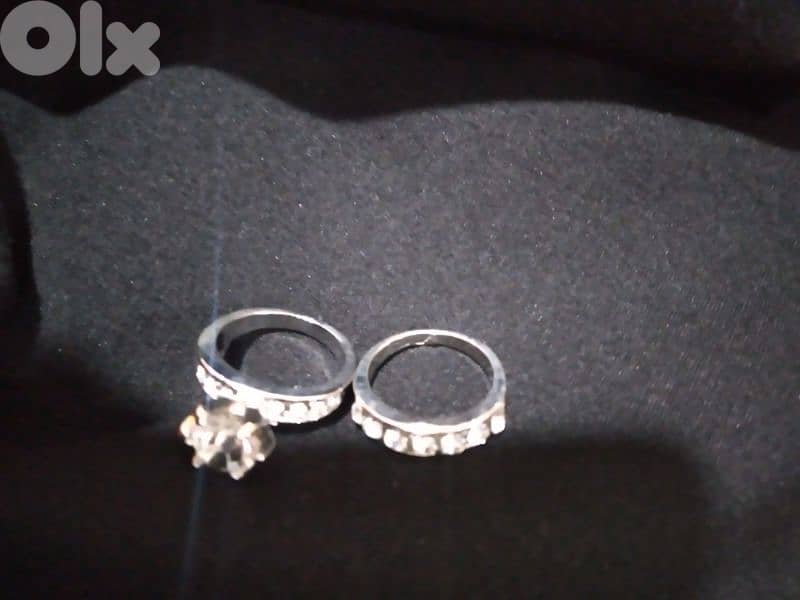 rings set of 2 stainless steel size 16 17 18 19 4
