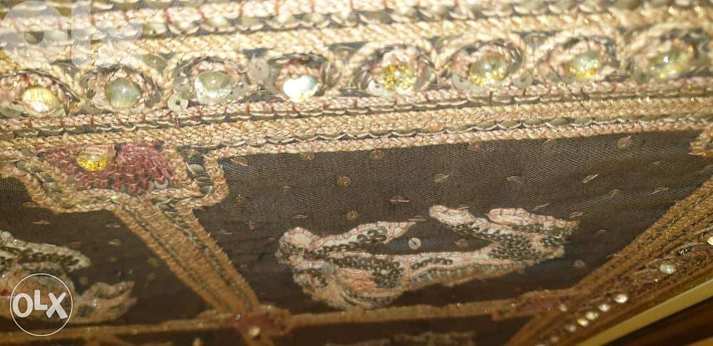 Vintage Ancient Burmese Kalaga Tapestry 160 x 126 7
