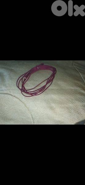 bracelet strass purple can be worn as necklace 4