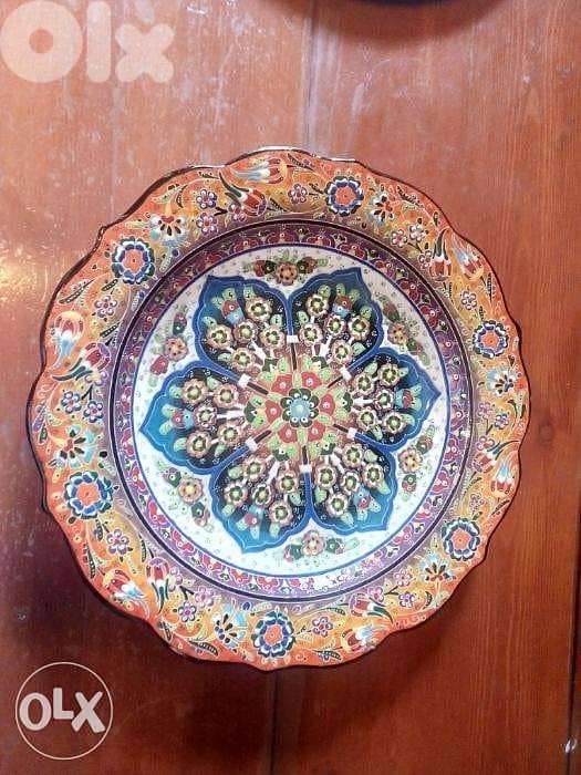 Decorative turkish ceramic plate 37 cm 0