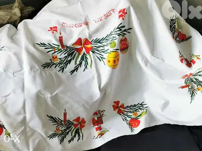 Armenian Christmas theme table cover