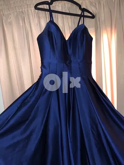 royal blue evening dress