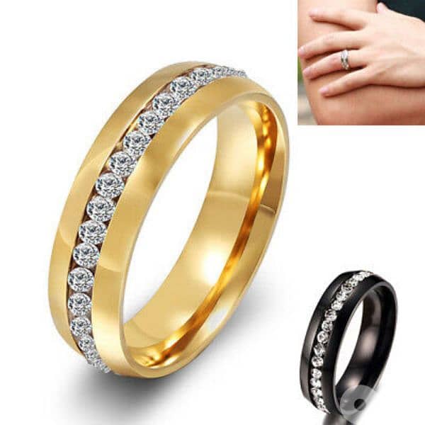 ring available gold or black stainless steel 0