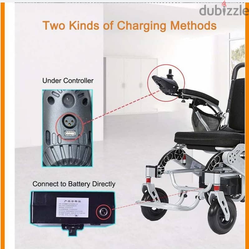 Lightweight electric wheelchair - كرسي متحرك على بطارية 1