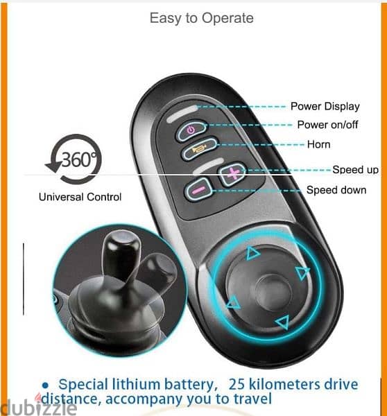 Lightweight electric wheelchair - كرسي متحرك على بطارية 12