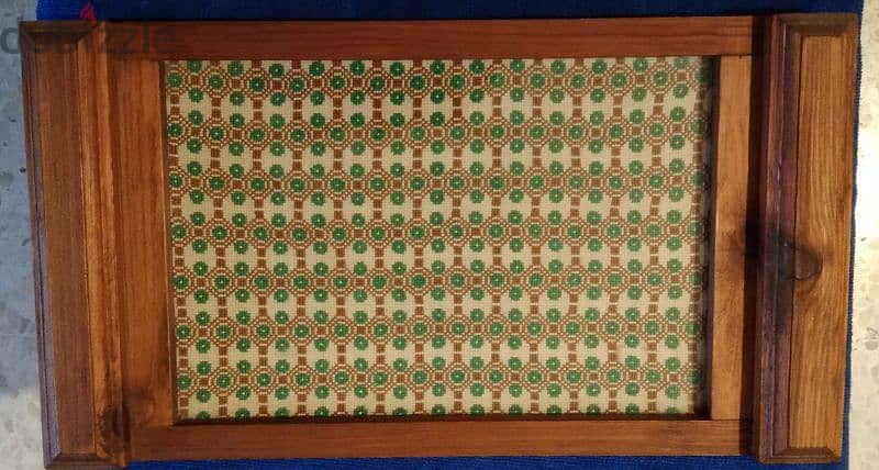 Rectangular Canva Tray (wooden) 1