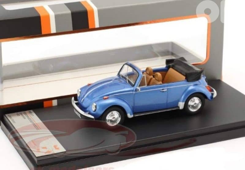 VW Beetle Cabriolet diecast car model 1;43. 0