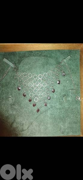necklace metal with hearts pendants 3