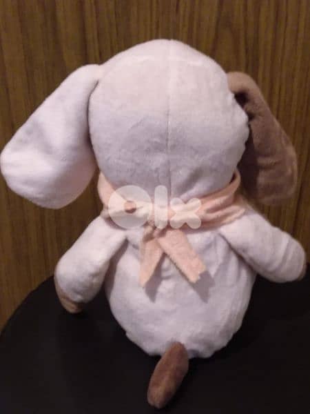SNOF THE Beige &BROWN DOG medium great PLUSH, height 35Cm+foulard=12$ 2