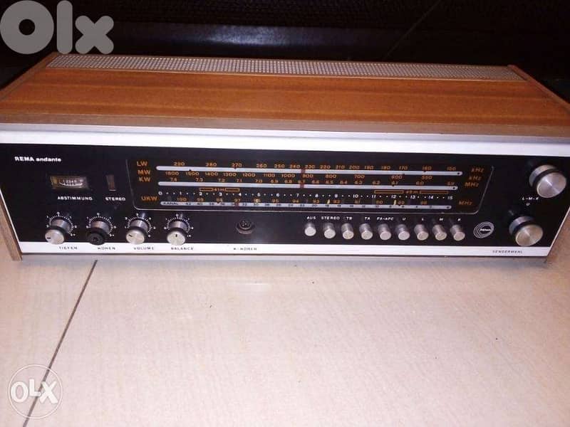 Rema andante vintage radio receiver made in germany working good 2