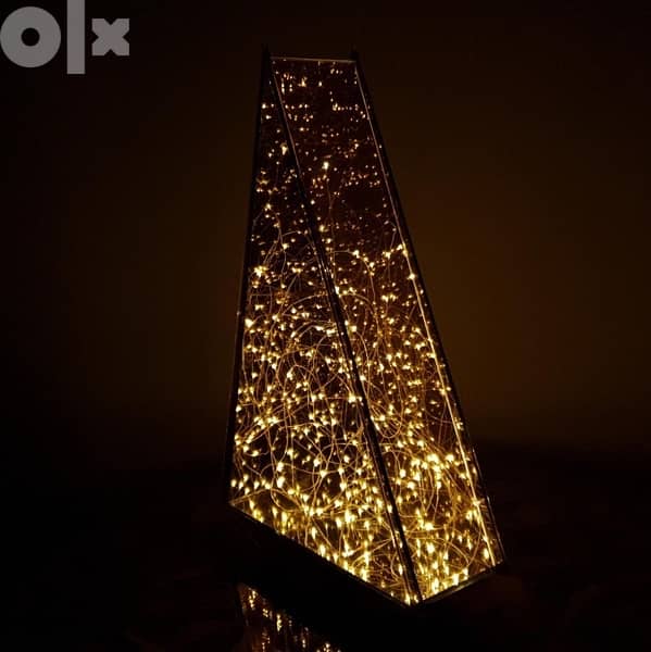 glass decoration with led lights 0