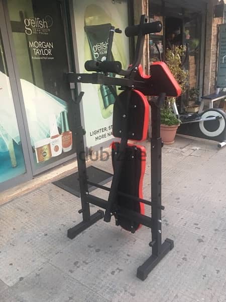 adjustable bench adjustable rack biceps legs & foldable heavy duty 5