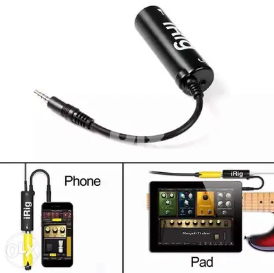 cable guitar link وصلة بين الغيتار و التلفون