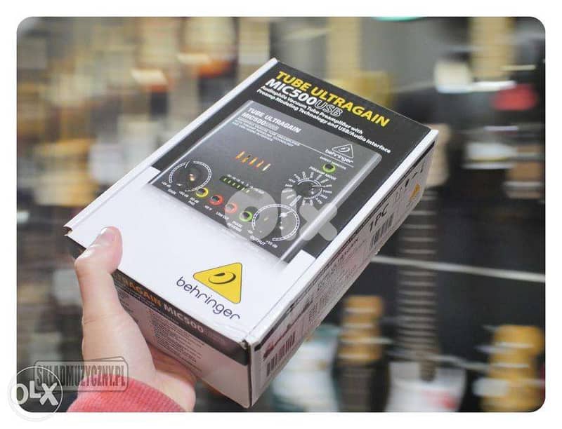 Behringer MIC500USB Tube Microphone Preamp Vacuum Tube Preamp 4