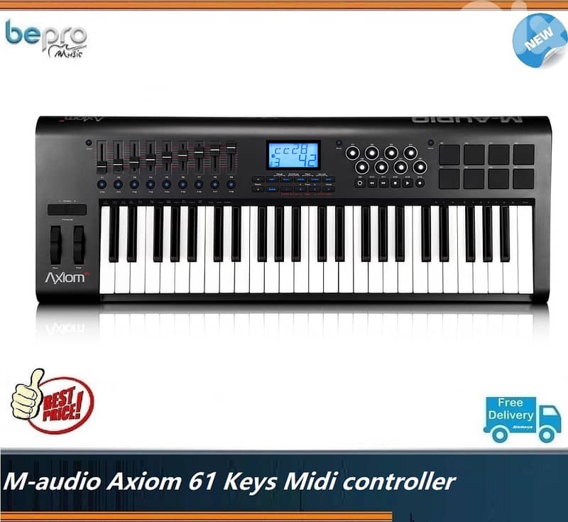 The M-Audio Axiom 61 controller, Keyboard music production 0