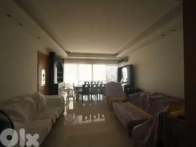 196 Sqm | Fully Furnished and Equipped Apartment In Antelias |Sea View