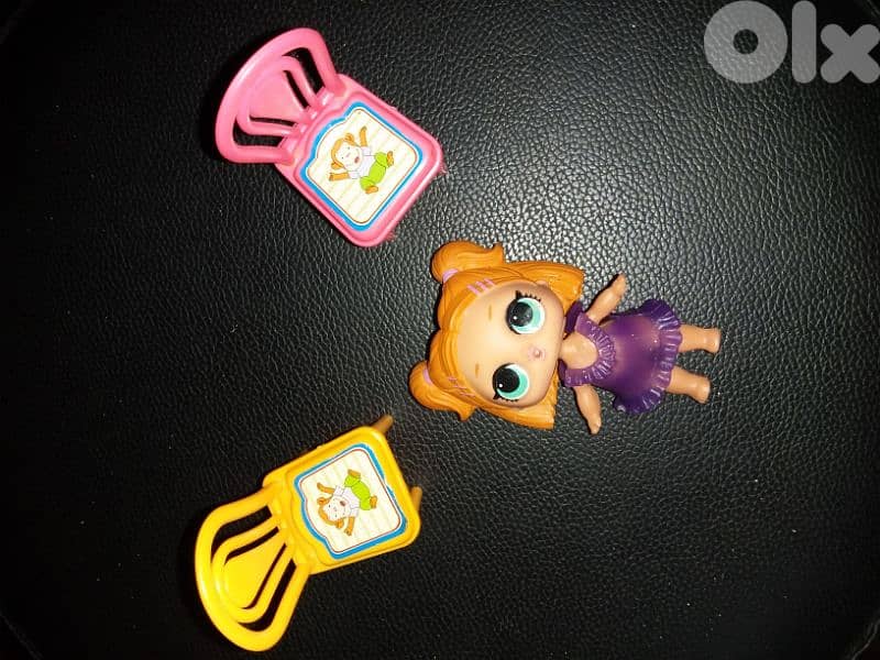 LOL MGA dressed great figure style doll +2 Chairs +Termos Cup, all=13$ 2