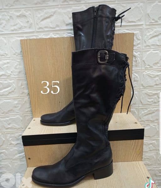 black bottines size 35 0