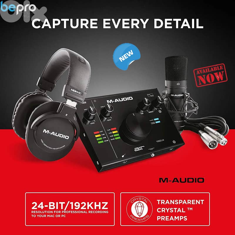 M-Audio AIR 192|4 Vocal Studio Pro,(TikTok, DJ Live Streaming,YouTube) 1