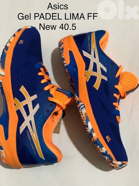ASICS : Gel PADEL LIMA FF $ GEL RIDE 2. 0