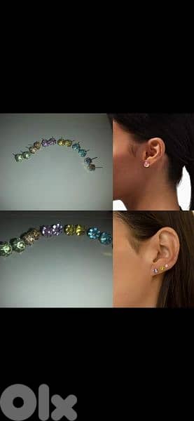 earrings fi kaza lon 7abbe kbire 3=15$ 0